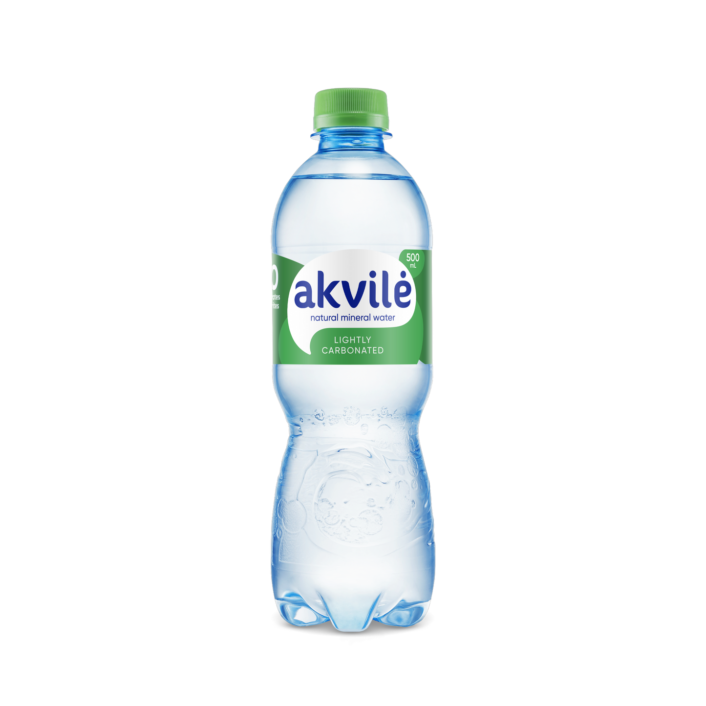 Natūralus mineralinis vanduo Akvilė 0.5L PET gazuotas pakuotė 24 vnt.