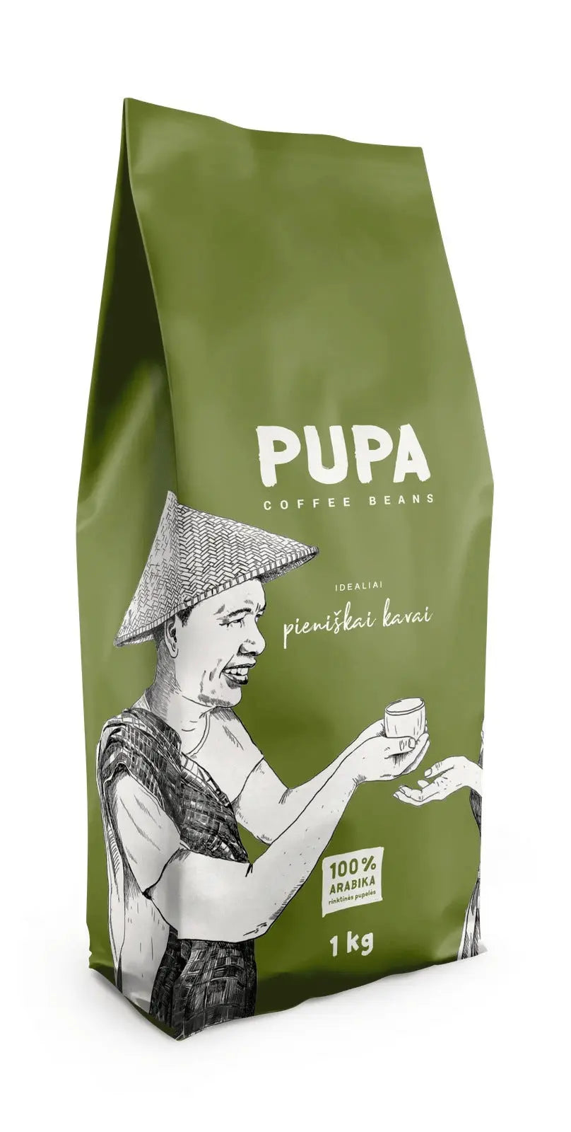 Pupa Pieniškai Kavai kavos Pupelės