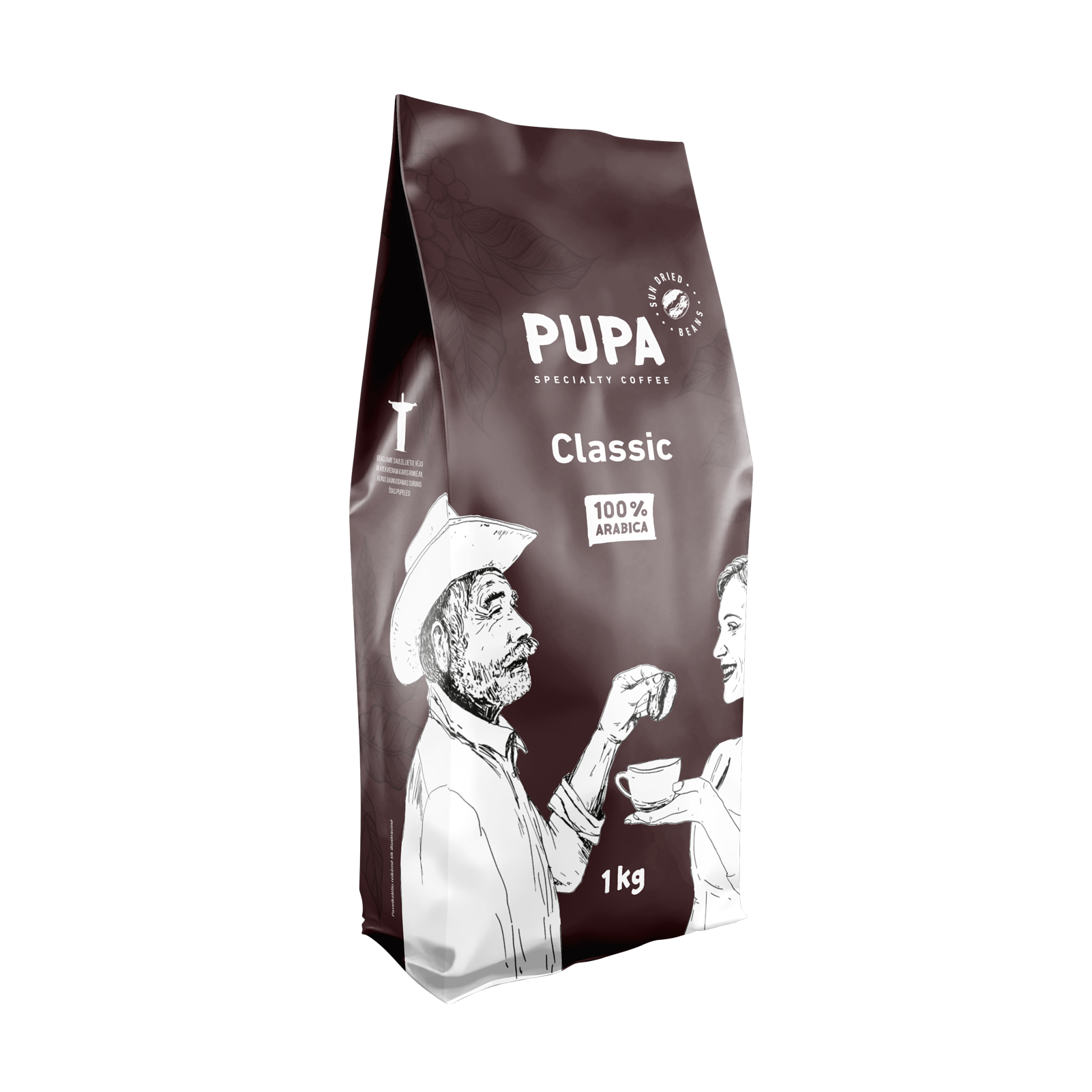 PUPA Classic | 1 kg kavos pupelės