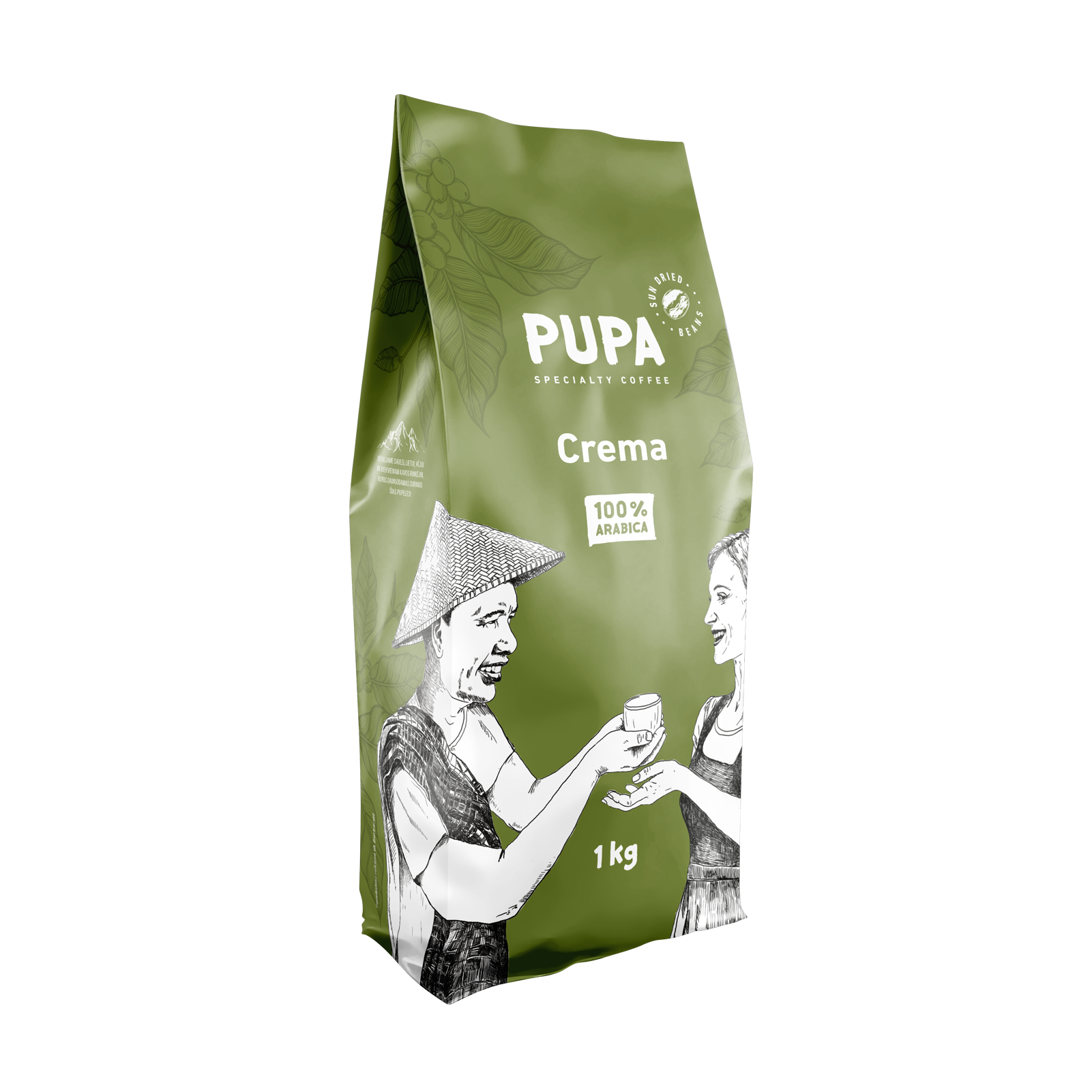 PUPA Crema | 1 kg kavos pupelės