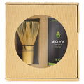 Moya Matcha Daily rinkinis: 30 g arbata ir bambukinė šluotelė
