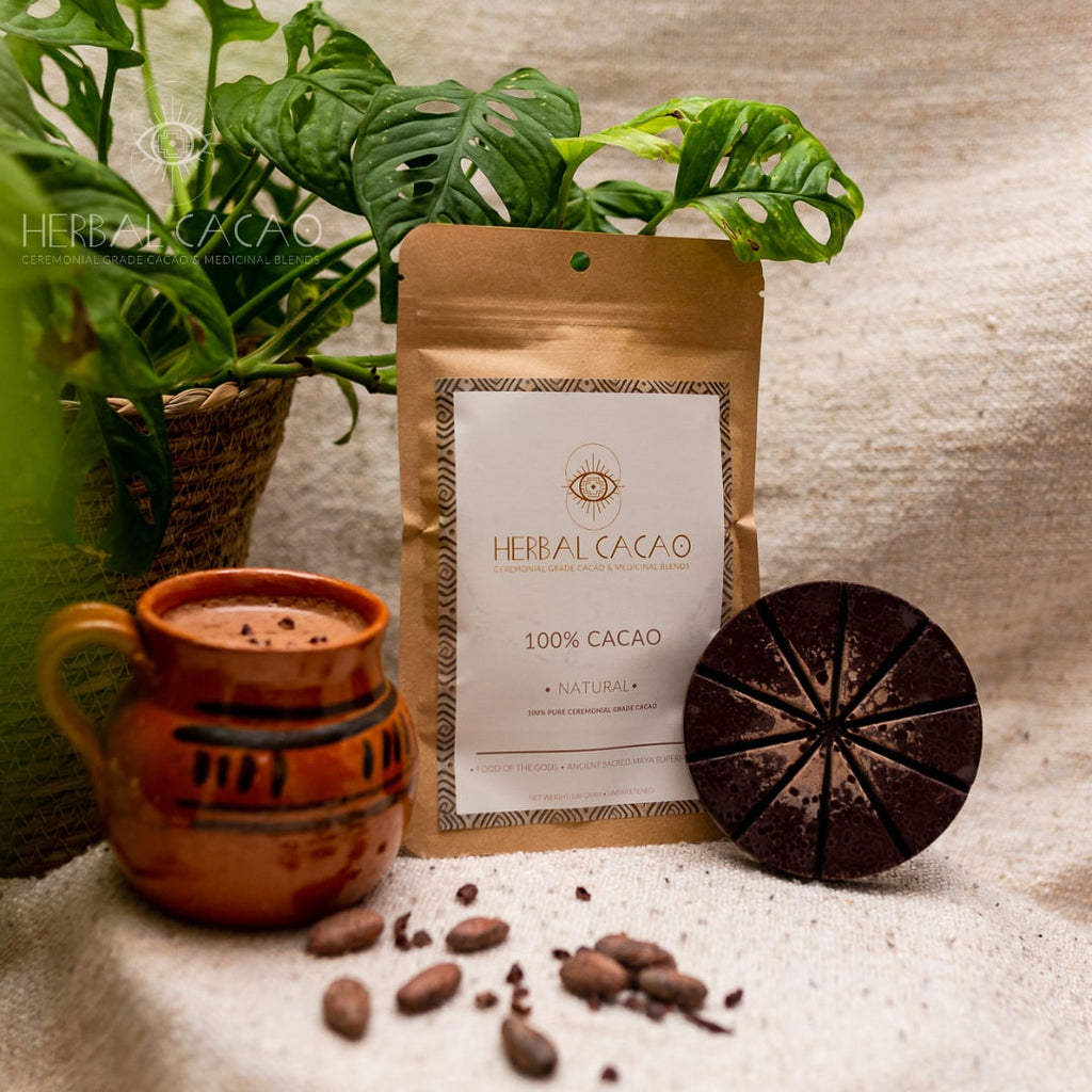 Ceremoninė kakava HERBAL CACAO Natural Belize 100g