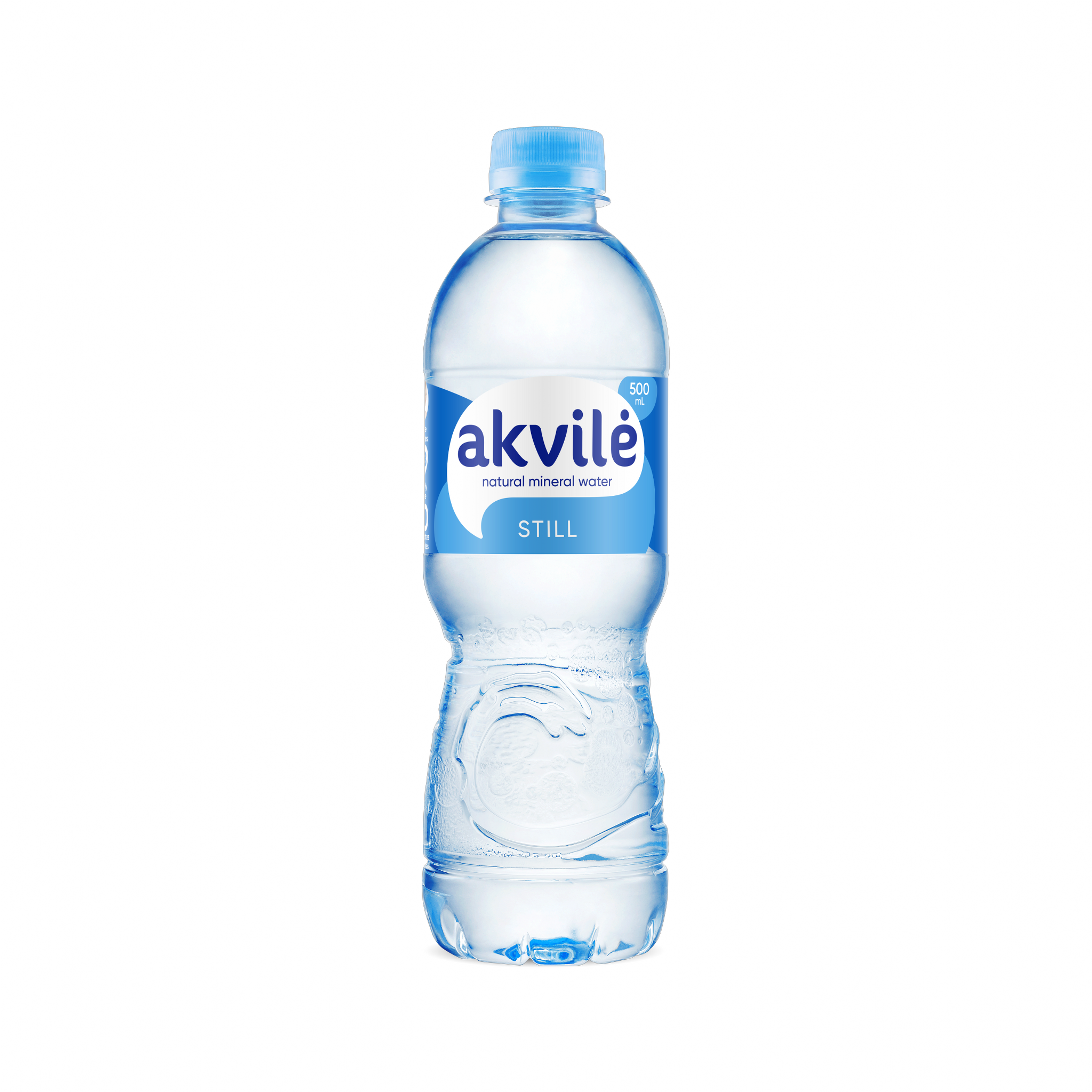Natūralus mineralinis vanduo Akvilė 0.5L PET negazuotas