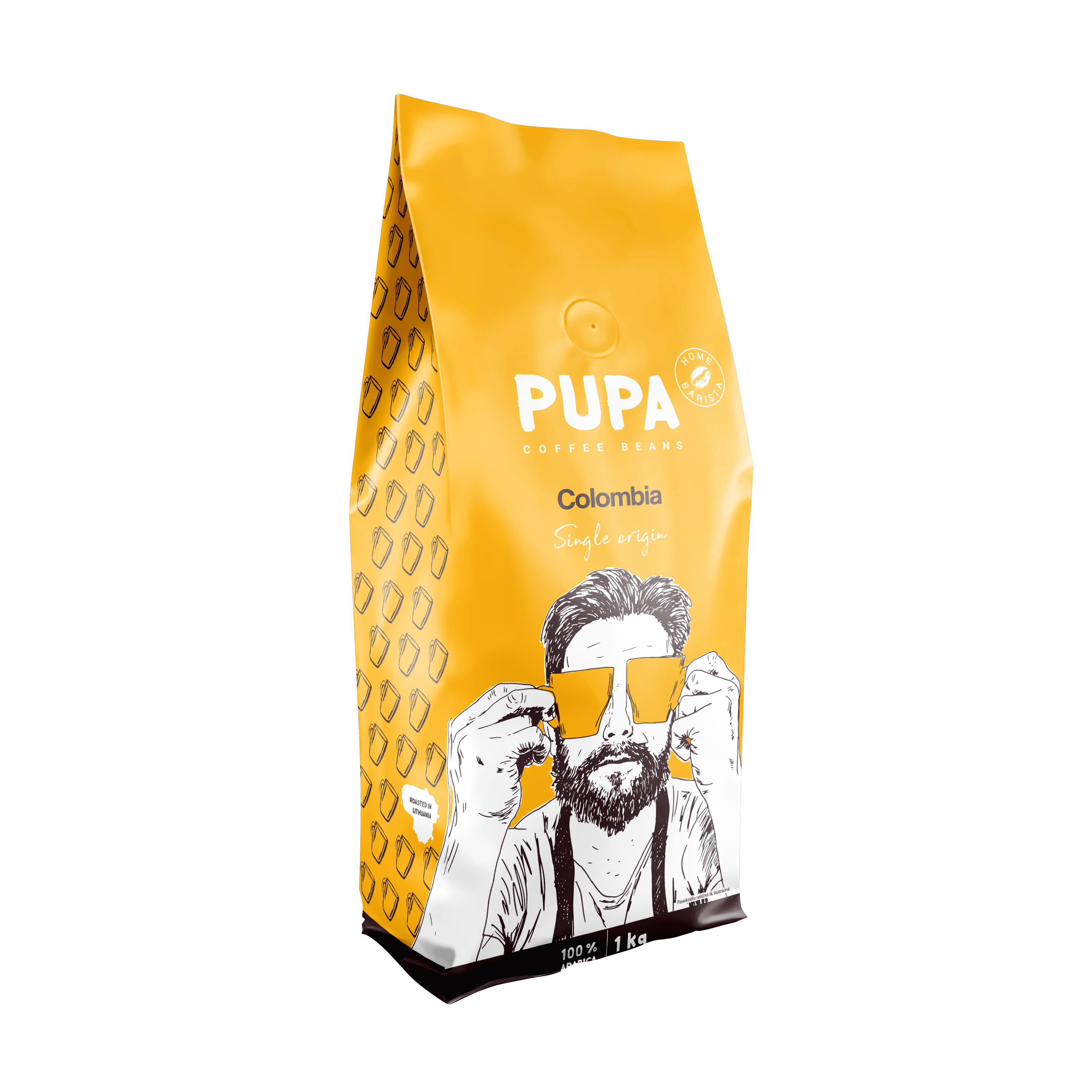 PUPA Colombia La Manuela | 1 kg rūšinės kavos pupelės
