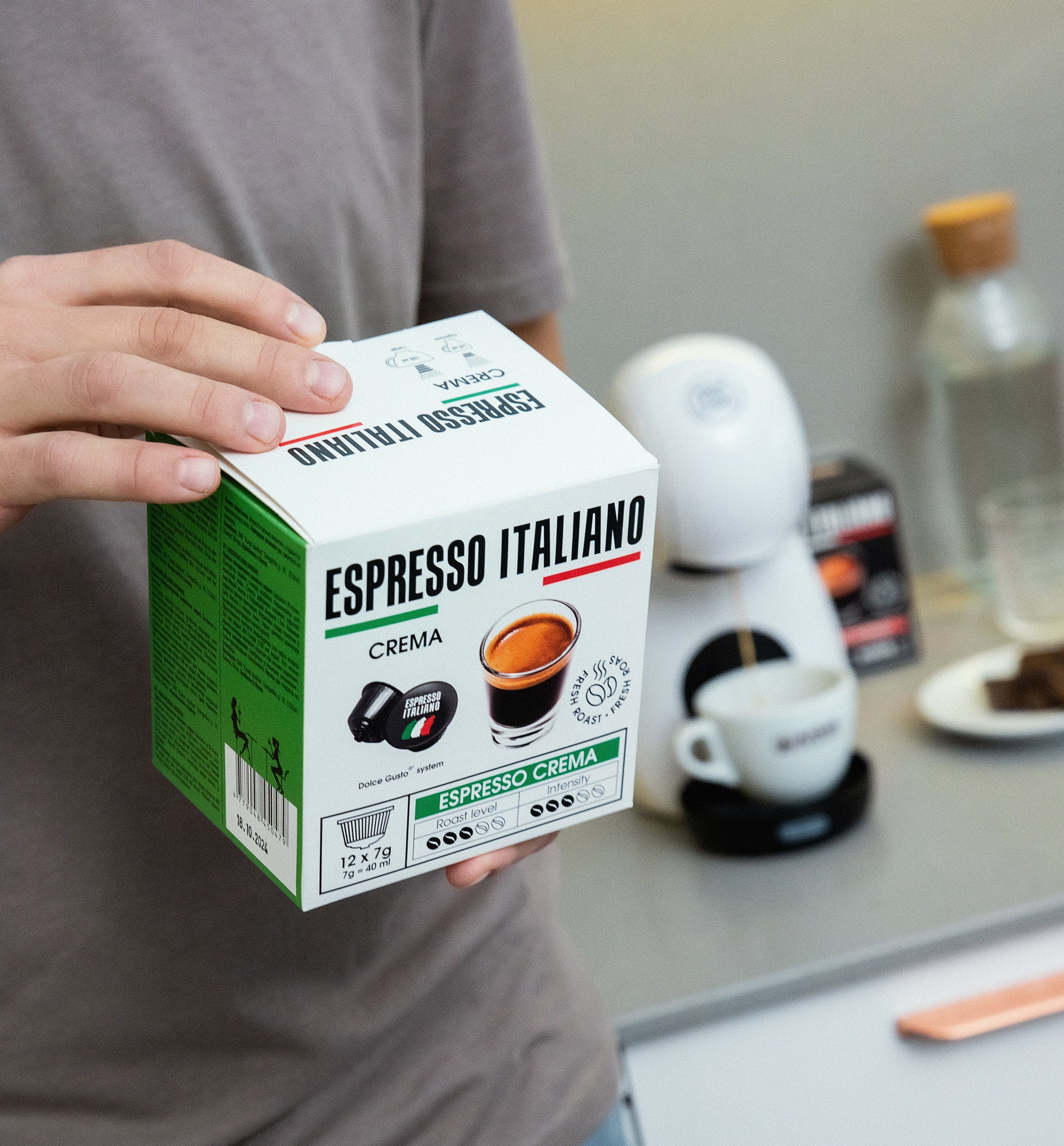 Espresso Italiano Crema Kapsulės | 12 kapsulių