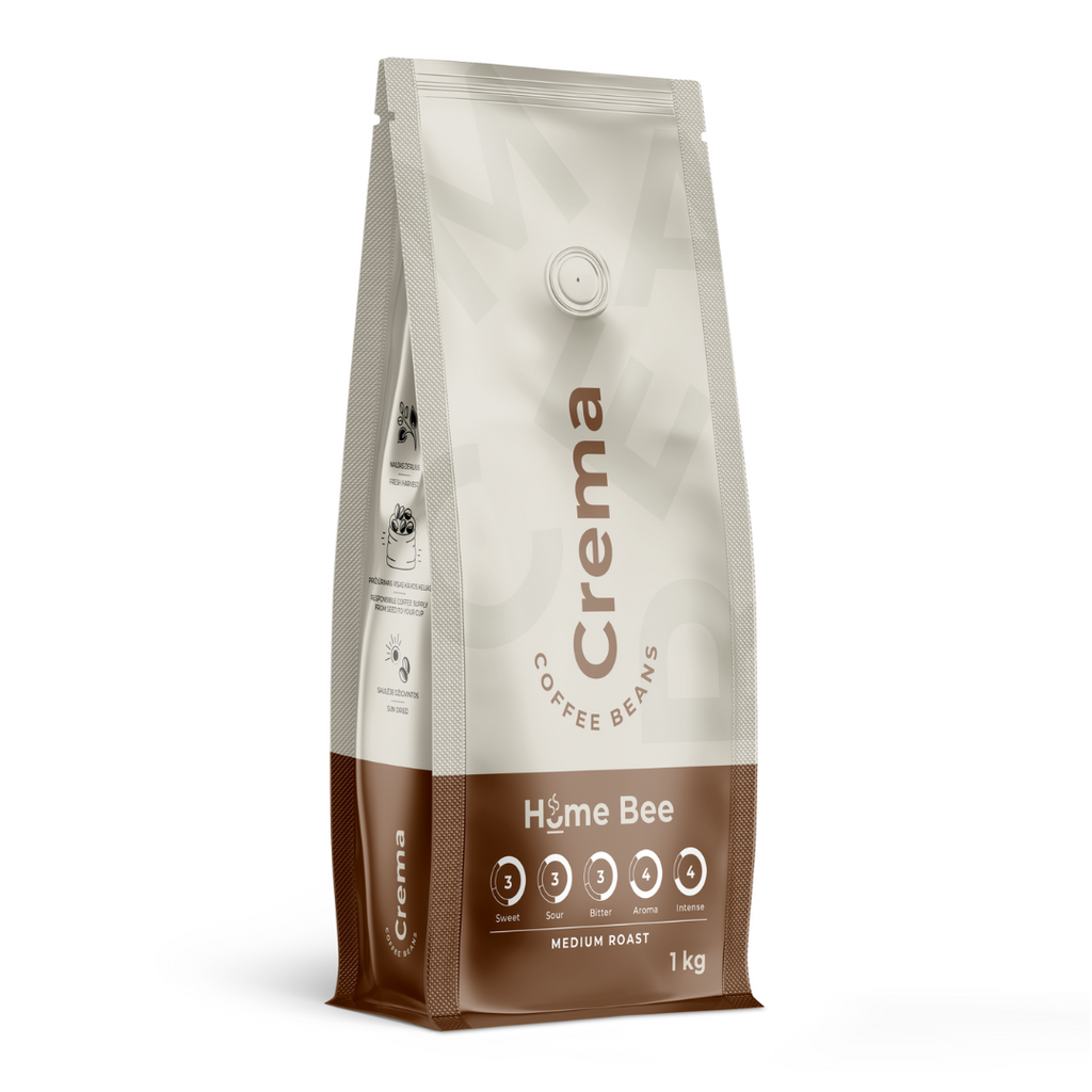 HomeBee Crema + Honey + Velvet – kavos pupelių rinkinys