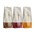 HomeBee Crema + Honey + Velvet – kavos pupelių rinkinys