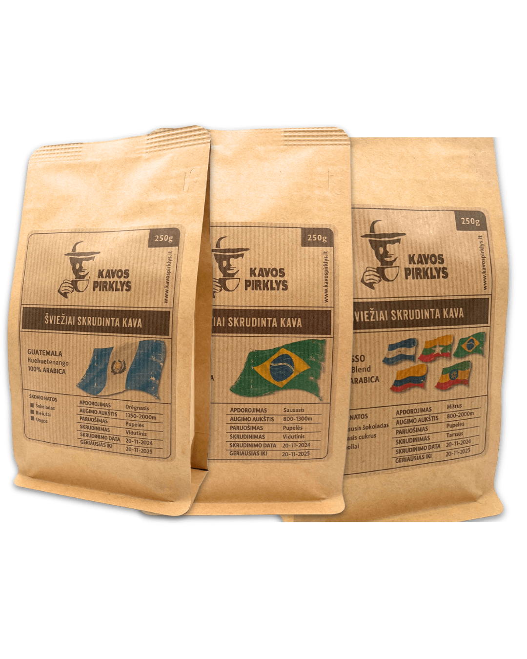 Kavos Pirklio rinkiniai