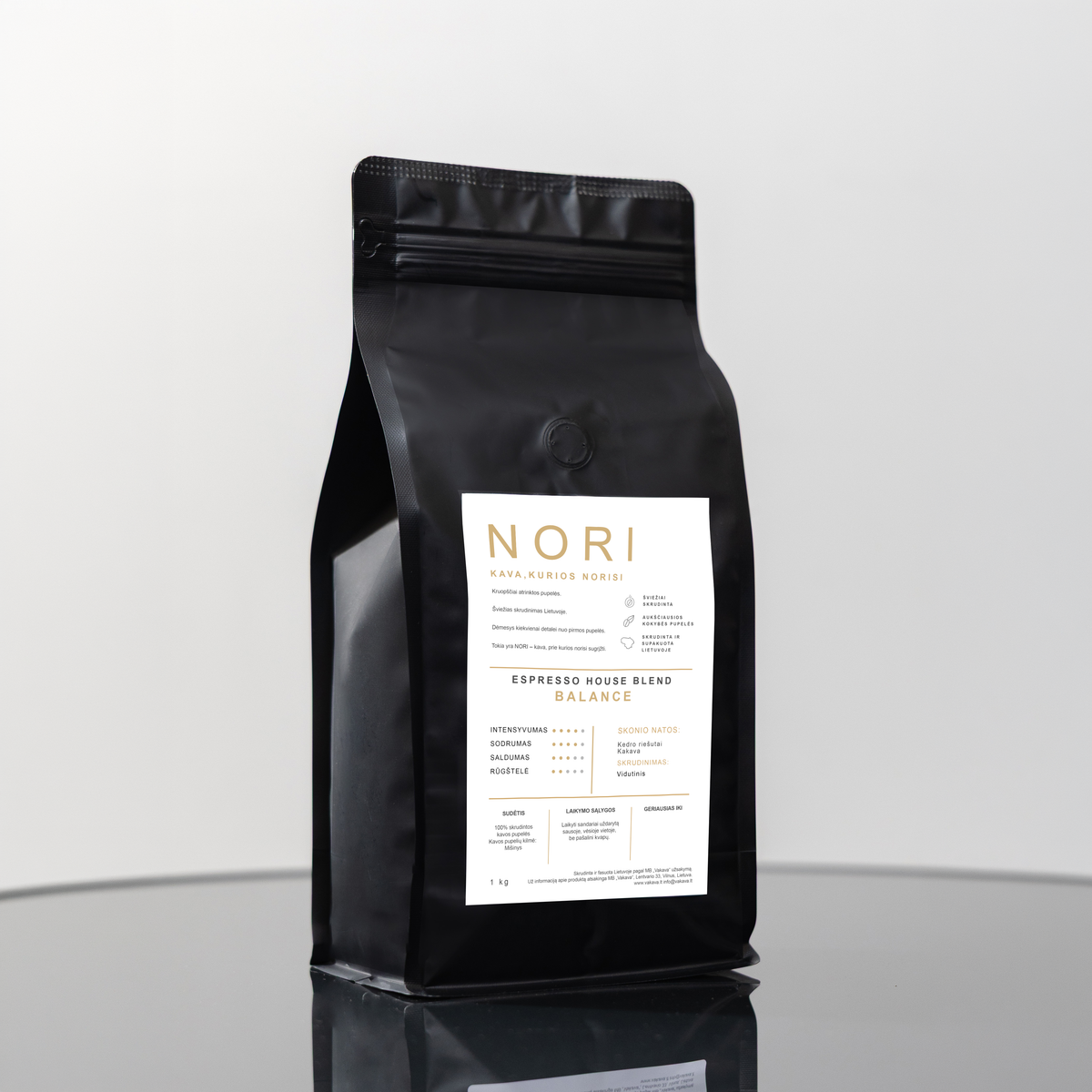 NORI BALANCE kavos pupelės, 1 kg