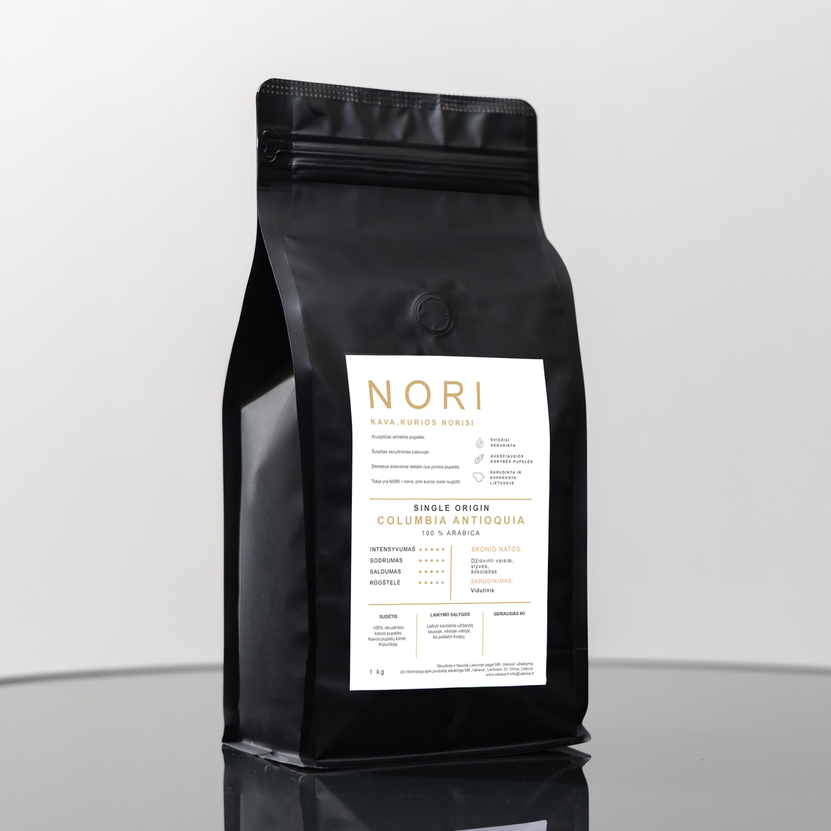NORI COLOMBIA ANTIOQUIA kavos pupelės, 1 kg