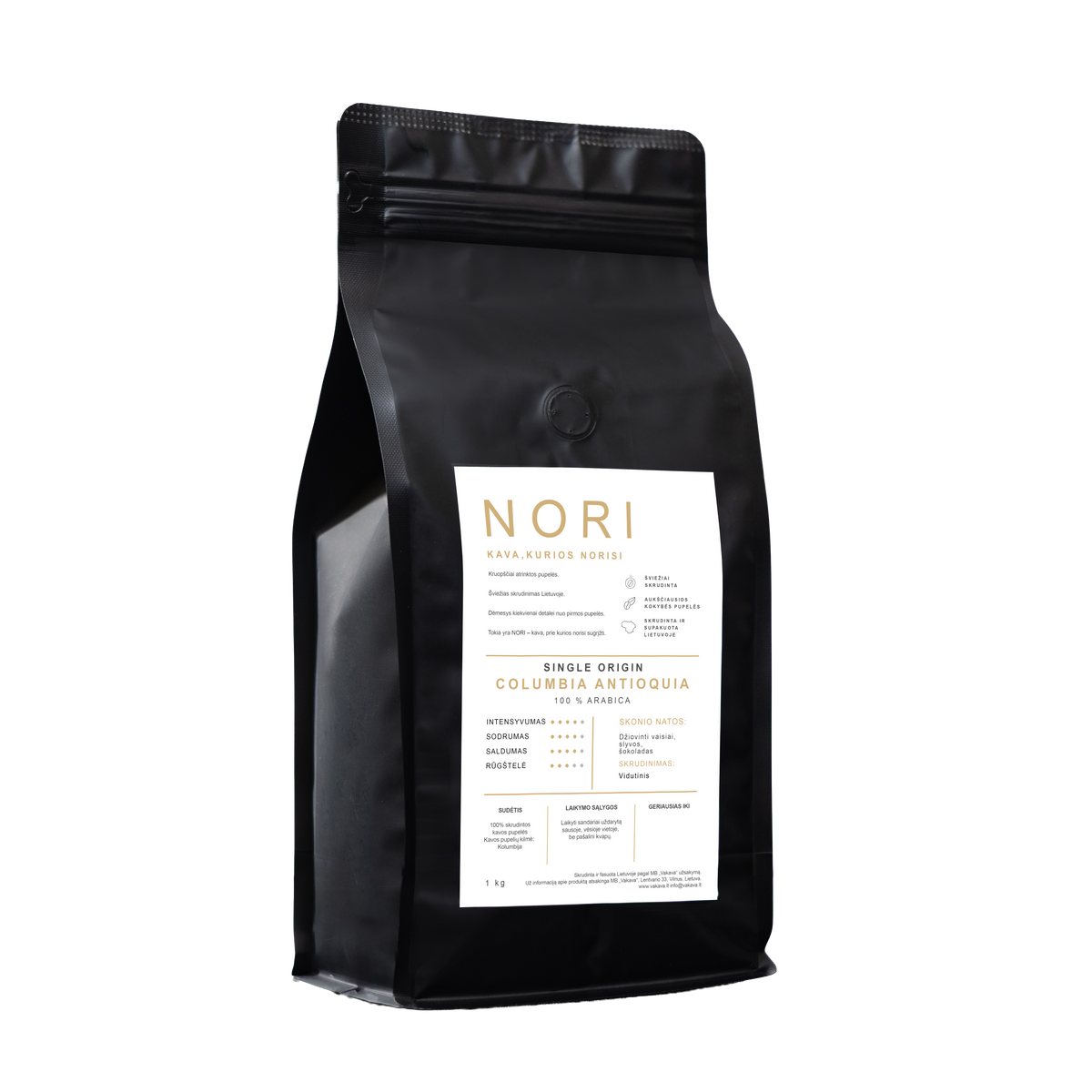 NORI COLOMBIA ANTIOQUIA kavos pupelės, 1 kg