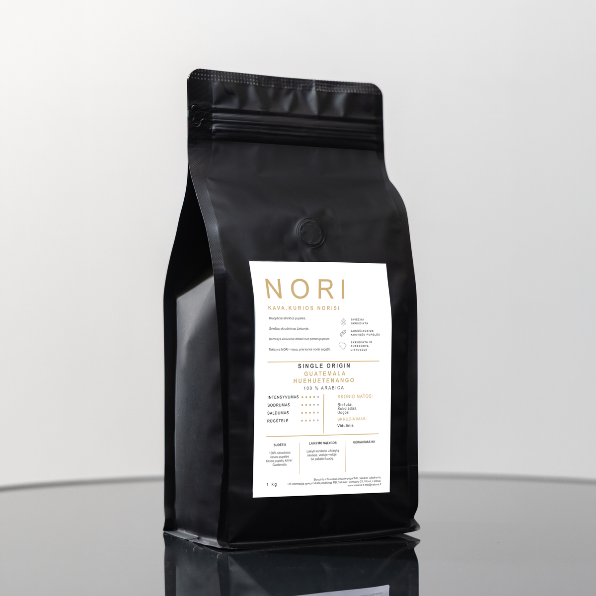 NORI GUATEMALA HUEHUETENANGO kavos pupelės, 1 kg