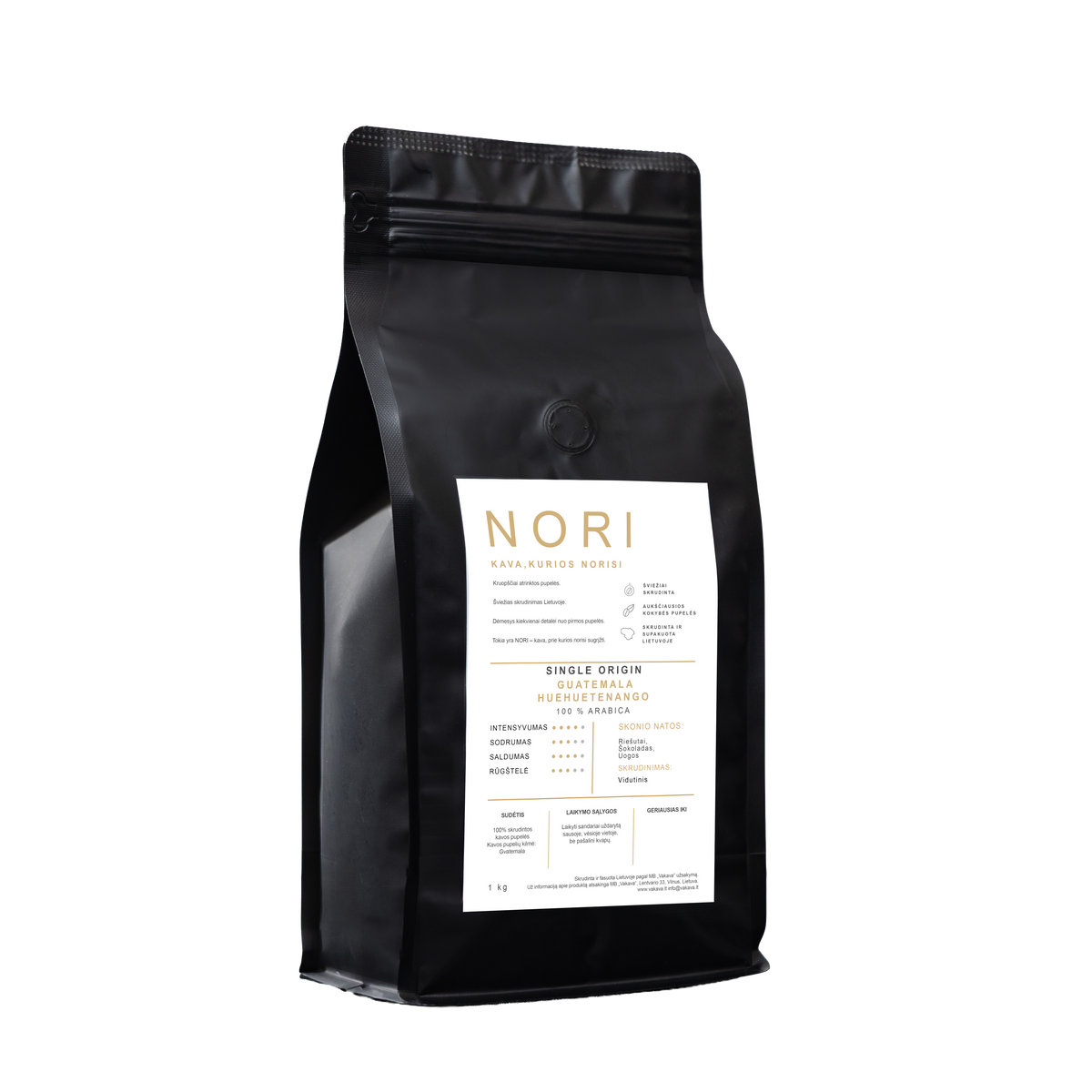 NORI GUATEMALA HUEHUETENANGO kavos pupelės, 1 kg