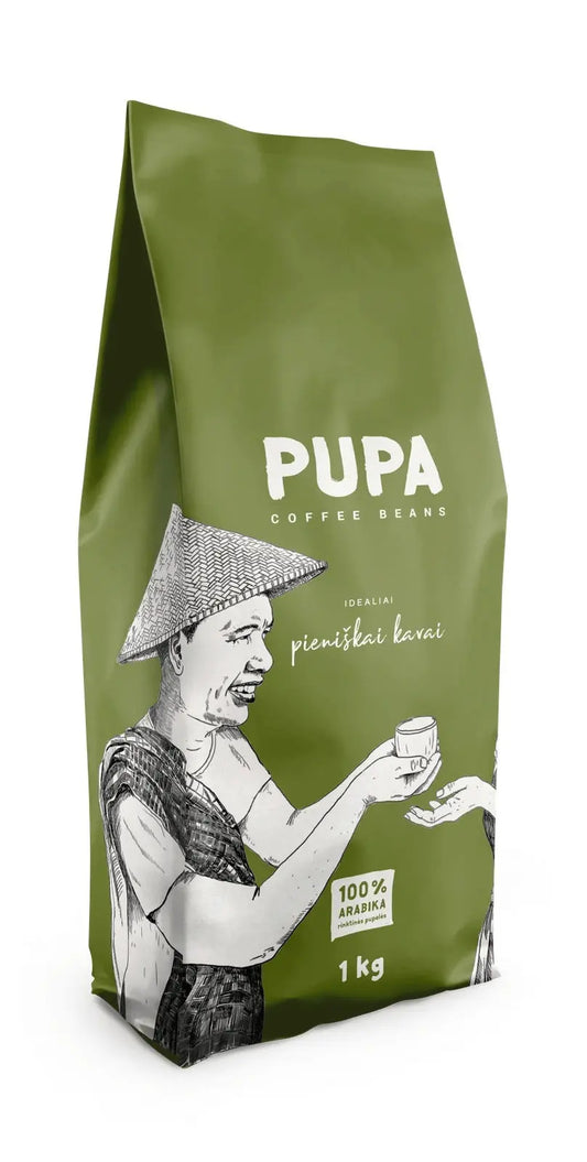 Pupa Pieniškai Kavai kavos Pupelės