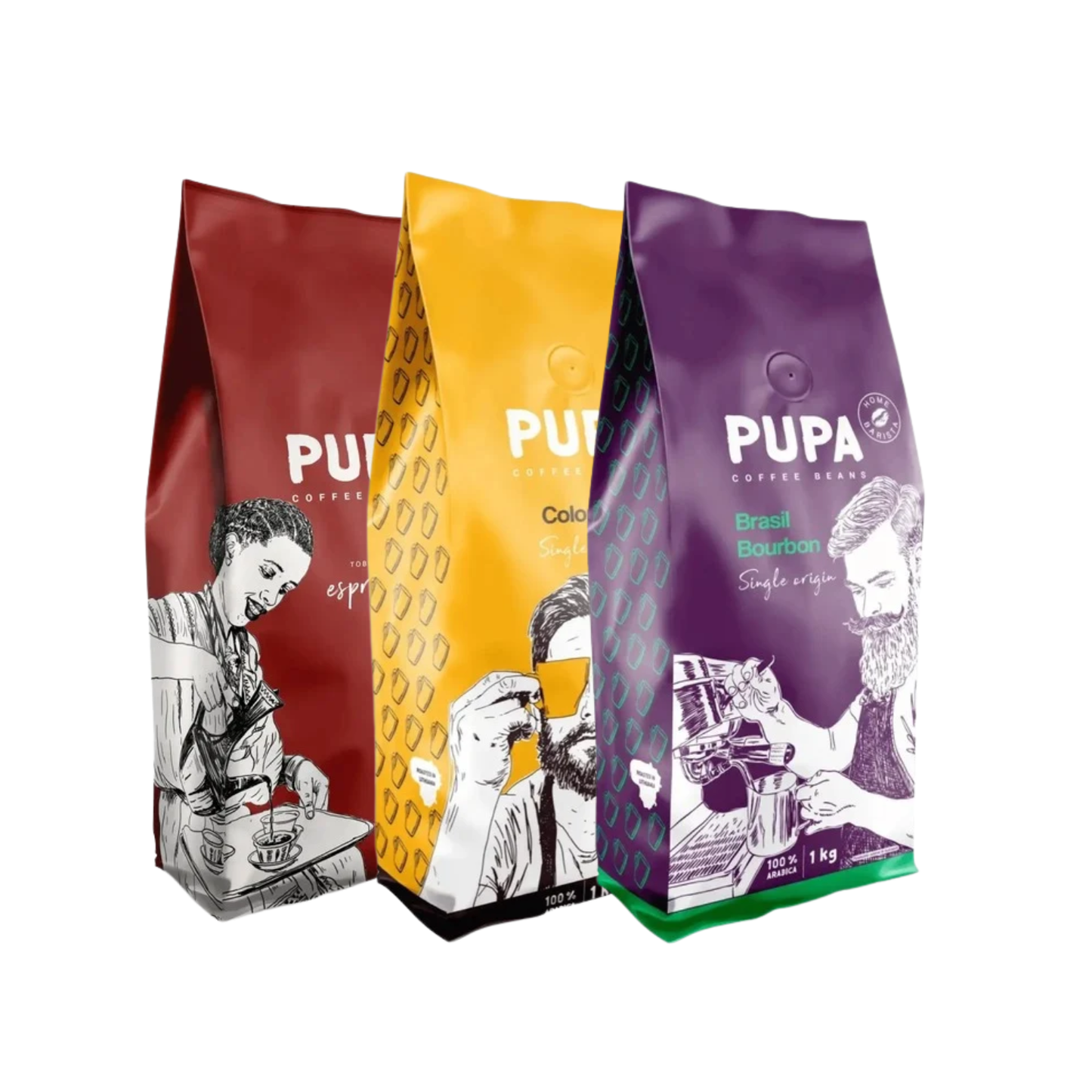 Išbandyk | Kavos Pupelių PUPA Rinkiniai nuo 3KG