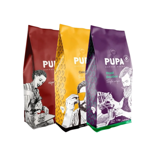 Išbandyk | Kavos Pupelių PUPA Rinkiniai nuo 3KG