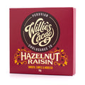 Willie's Cacao Hazelnut & Raisin 50 g. šokoladas