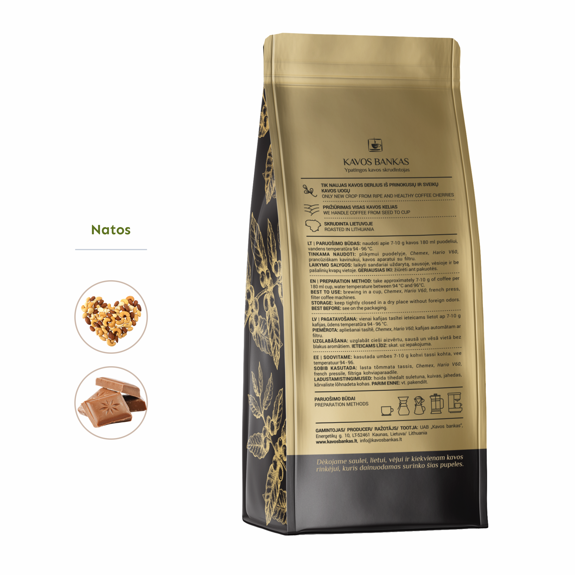 Brazil Sul de Minas | Rūšinė kava iš Brazilijos | 1 kg