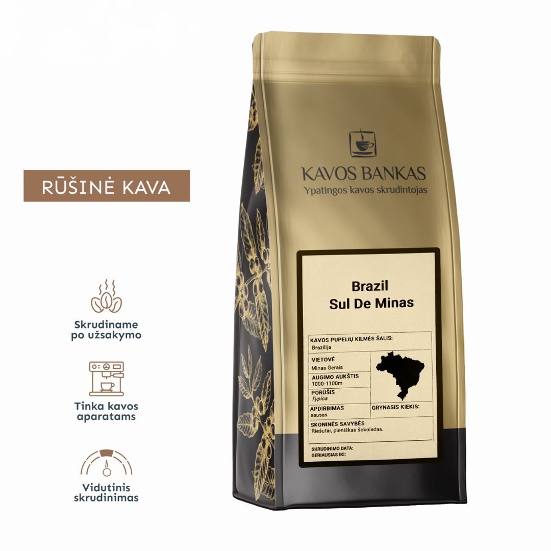 Brazil Sul de Minas | Rūšinė kava iš Brazilijos | 1 kg