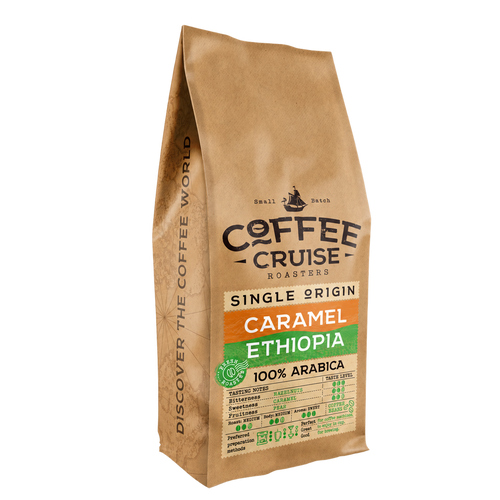 Coffee Cruise Caramel Ethiopia kavos pupelės, 1 kg
