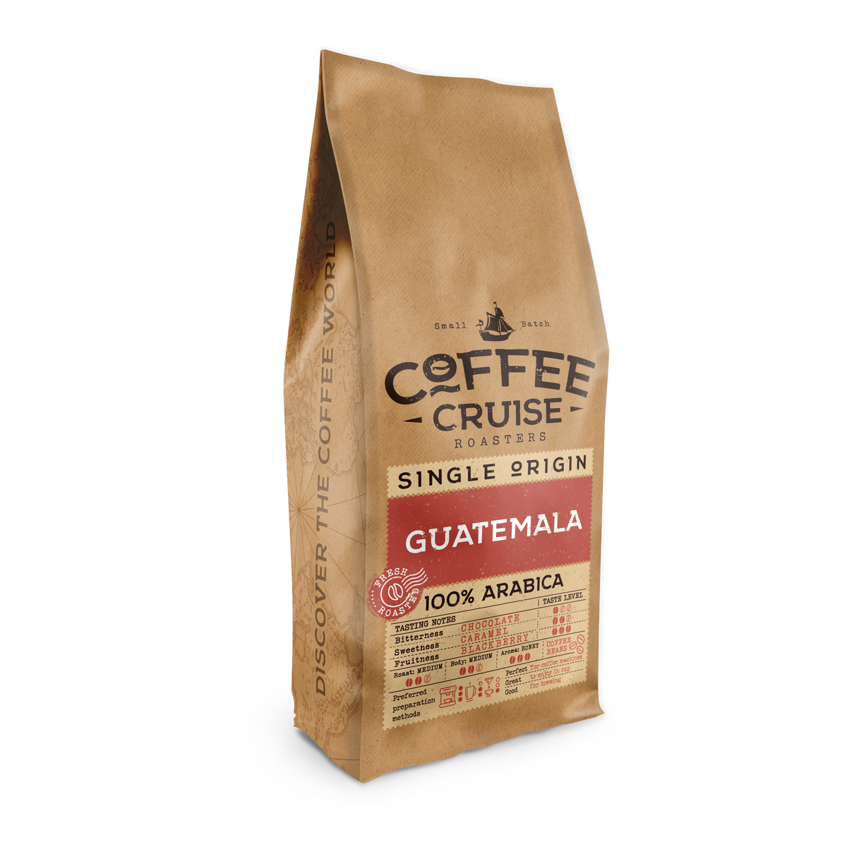 Coffee Cruise Guatemala kavos pupelės, 1 kg