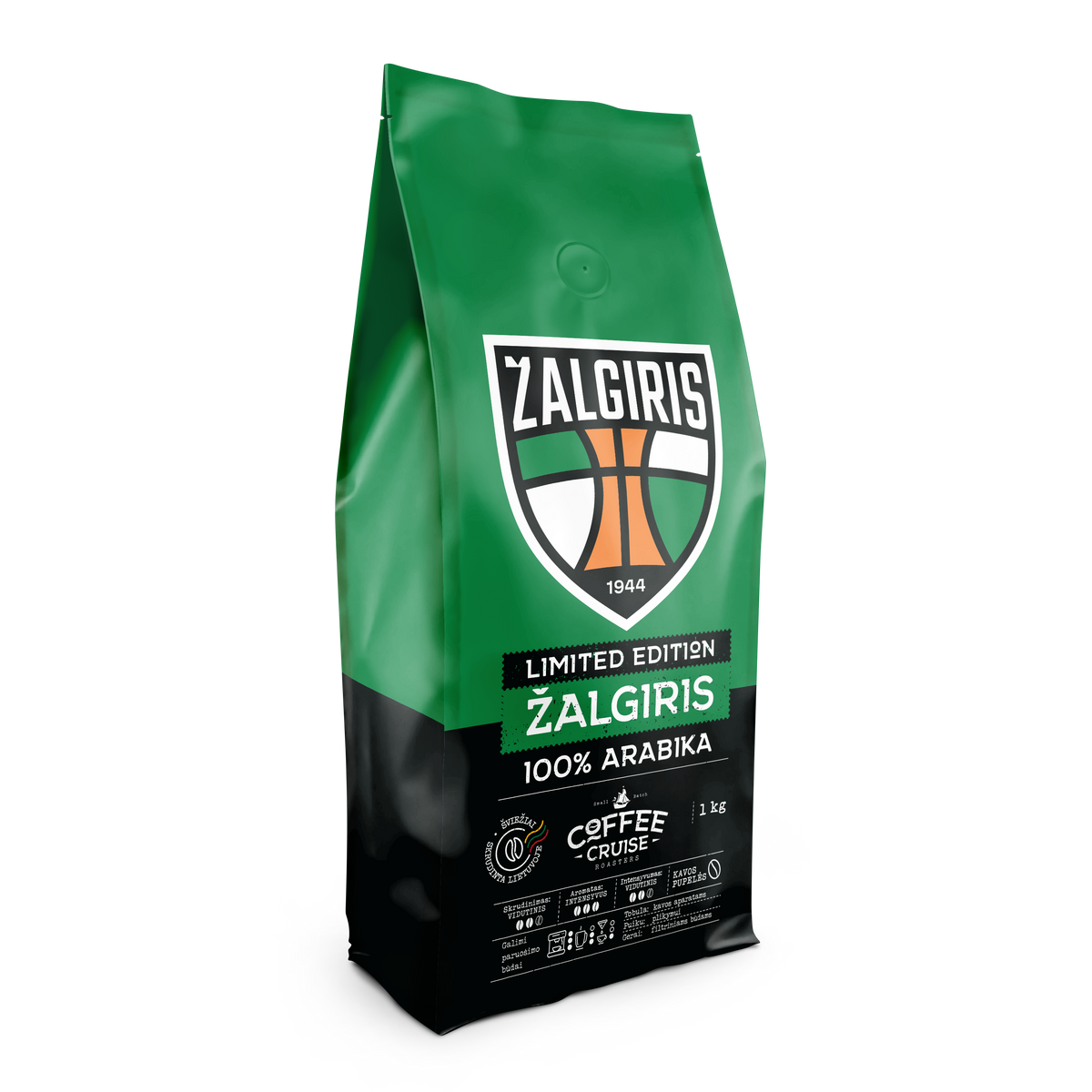 Coffee Cruise x Žalgiris kavos pupelės, 1 kg