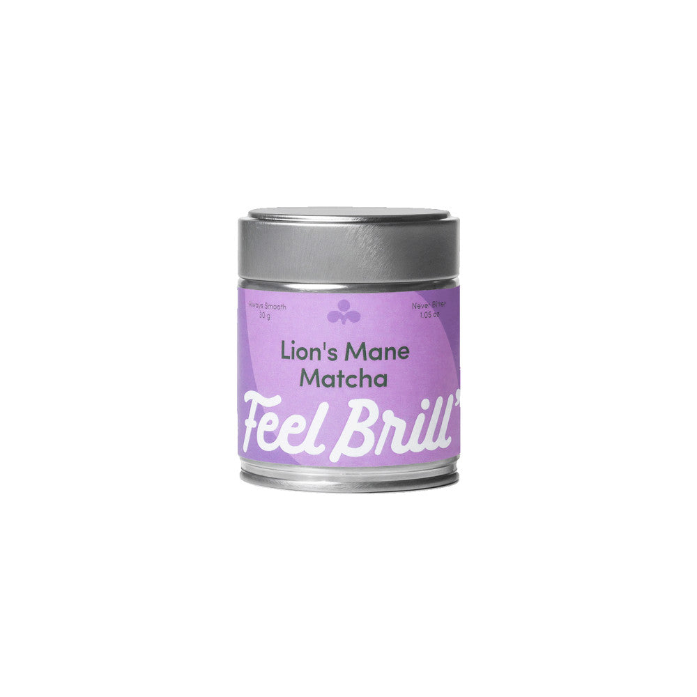Feel Brill matcha - žalioji arbata su Lion’s Mane, 50g