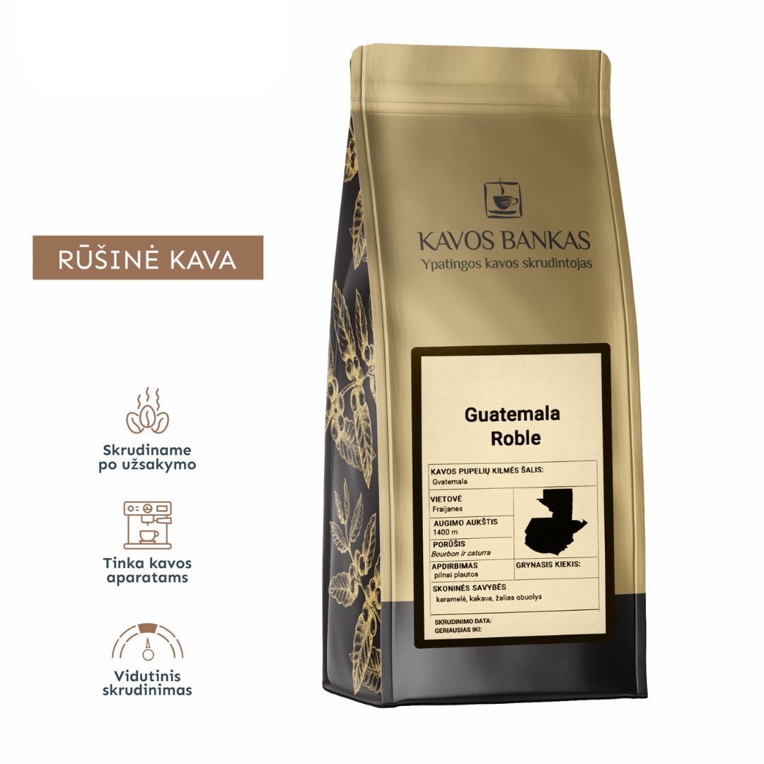 Guatemala Roble | Rūšinė kava iš Gvatemalos |  1 kg