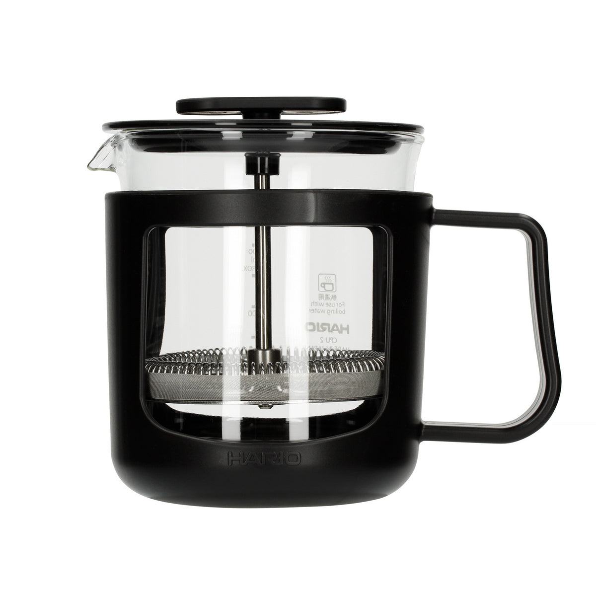 Hario Cafe Press U juodas prancūziškas kavinukas, 300 ml