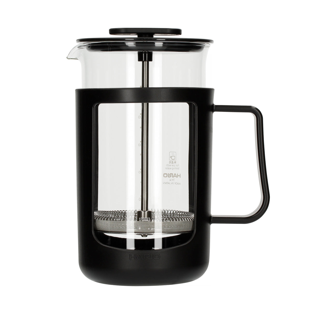 Hario Cafe Press U juodas prancūziškas kavinukas, 600 ml