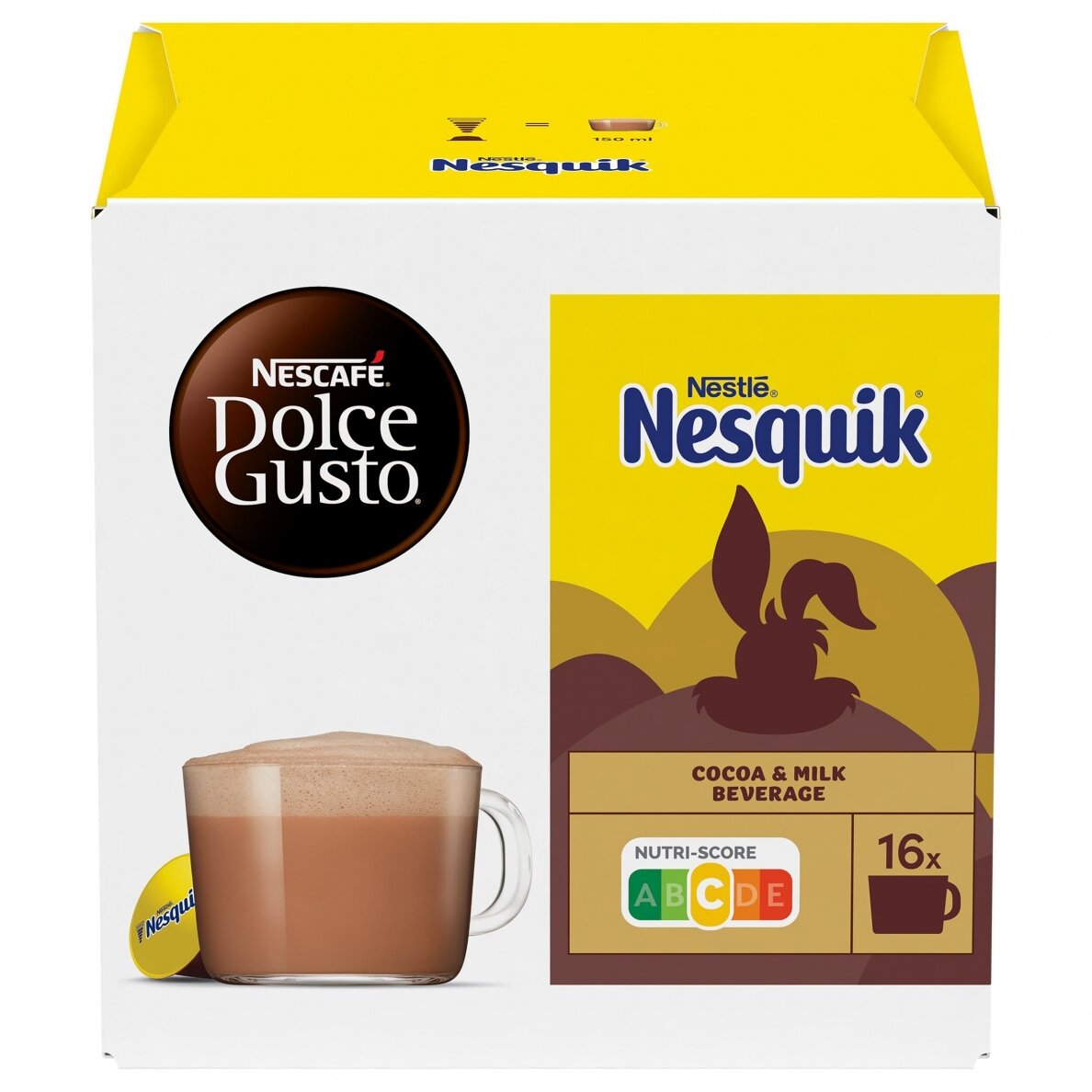 Kakavos kapsulės NESCAFÉ Dolce Gusto Nesquik – 16 kapsulių (16 puodelių)