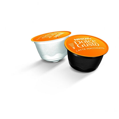 Kavos kapsulės NESCAFÉ Dolce Gusto Latte Macchiato – 16 kapsulių (8 puodeliai)