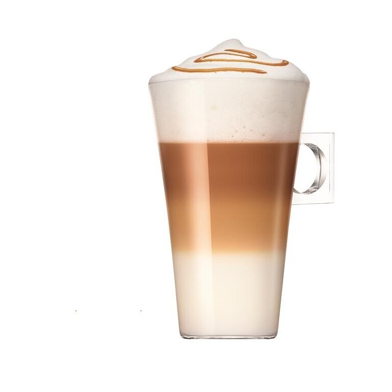 Kavos kapsulės NESCAFÉ Dolce Gusto Latte Macchiato Caramel – 16 kapsulių (8 puodeliai)