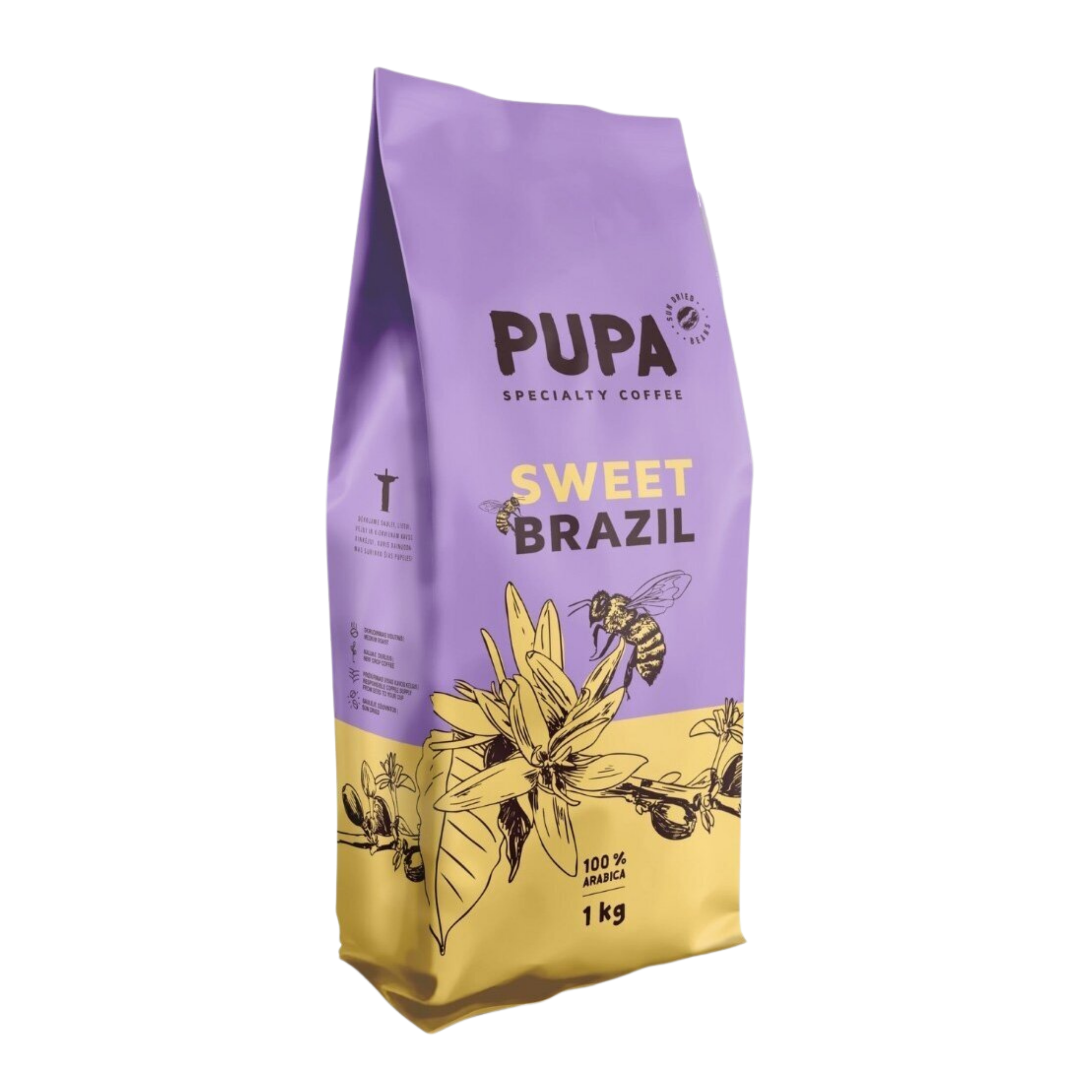 PUPA Sweet Brazil | 1 kg kavos pupelės